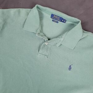 Ralph Lauren Polo Green Short Sleeve Shirt Pony Logo Men's XL Classic Fit